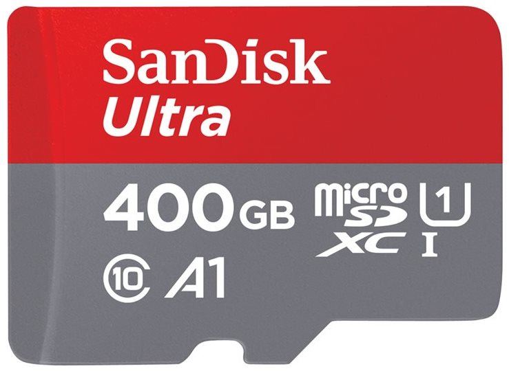 Paměťová karta SanDisk MicroSDXC 400GB Ultra + SD adaptér