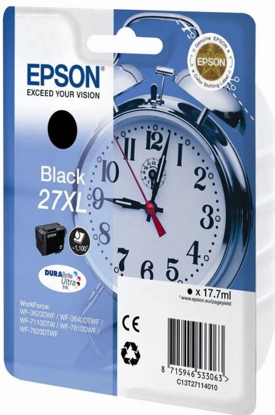 Cartridge Epson T2711 27XL černá