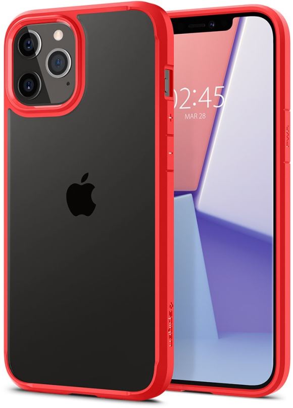 Kryt na mobil Spigen Ultra Hybrid Red iPhone 12/iPhone 12 Pro