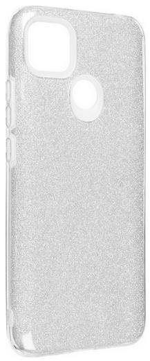 Kryt na mobil Forcell Kryt Xiaomi Redmi 9C glitter stříbrný 76283