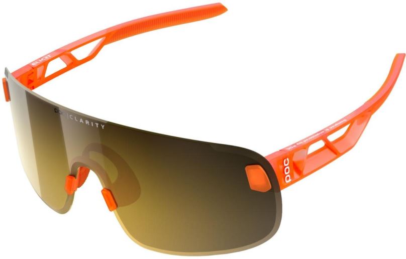 Cyklistické brýle POC Elicit Fluorescent Orange Translucent/Clarity Road Gold
