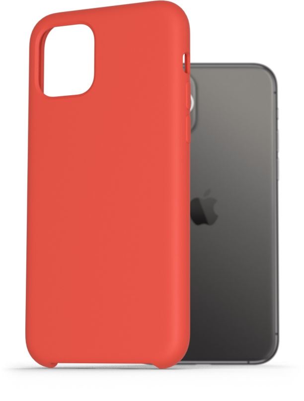 Kryt na mobil AlzaGuard Premium Liquid Silicone Case pro iPhone 11 Pro červené