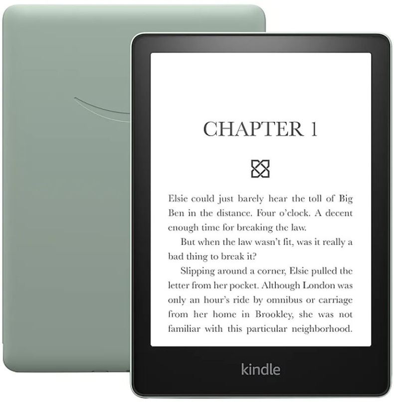 Elektronická čtečka knih Amazon Kindle Paperwhite 5 2021 16GB zelený (s reklamou)