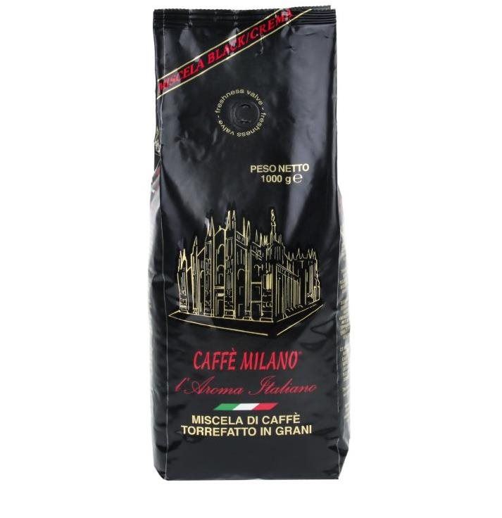 Káva Caffé Milano Black 1 Kg zrnková