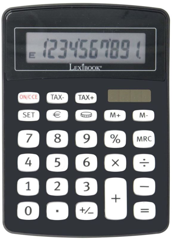 Kalkulačka Lexibook 10 místná stolní kalkulačka s převodníkem na euro