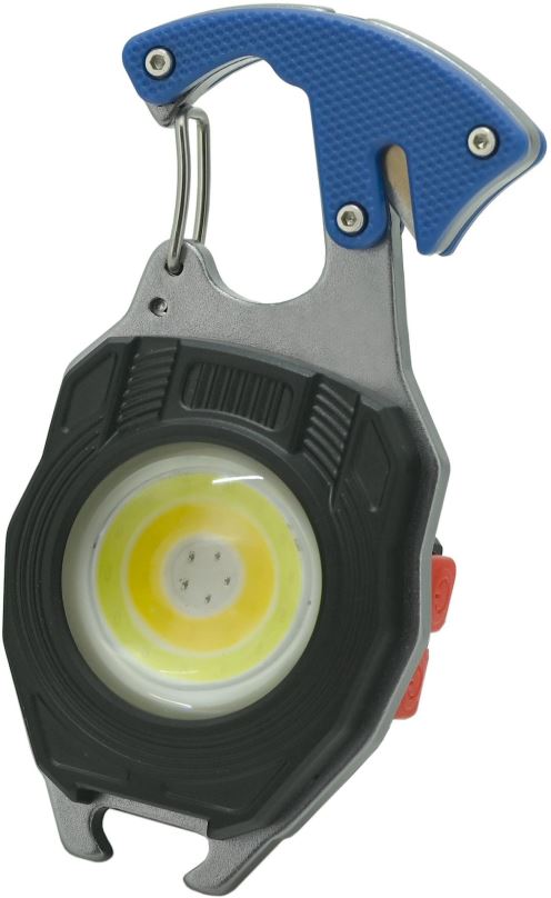 LED svítilna Compass COB Svítilna 740lm se zapalovačem a řezačem pásů