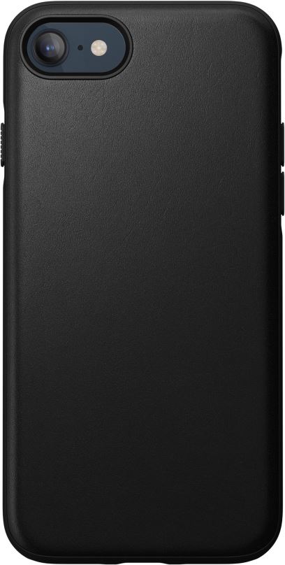 Kryt na mobil Nomad Modern Leather Case Black iPhone SE