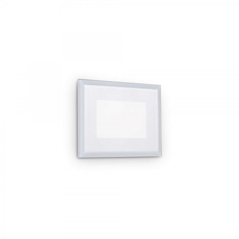 Ideal Lux 255781 LED venkovní nástěnné orientační svítidlo Indio 1x5W | 585lm | 3000K | IP65 - bílá