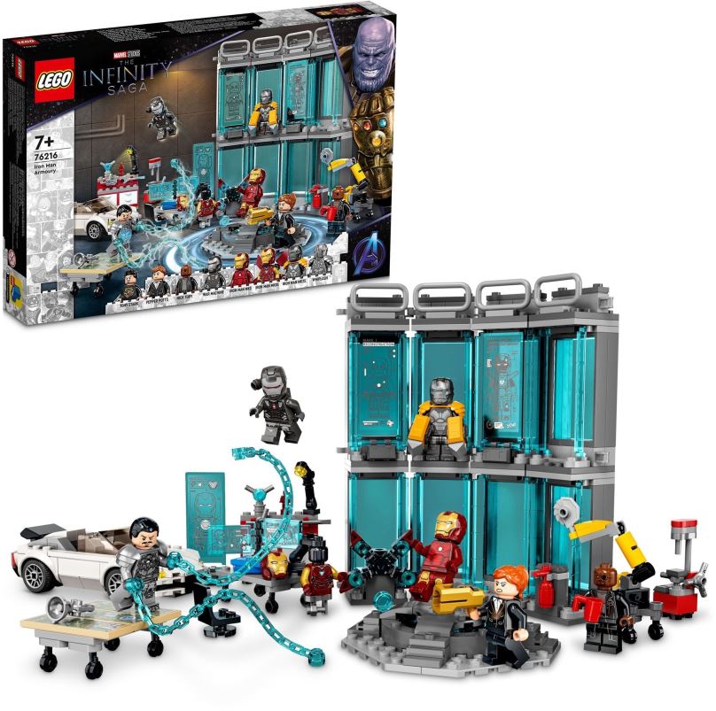 LEGO stavebnice LEGO® Marvel Avengers 76216 Zbrojnice Iron Mana