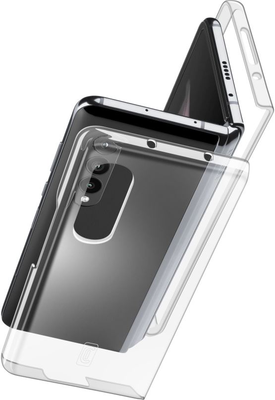 Kryt na mobil Cellularline Clear Case pro Samsung Galaxy Z Fold4 čirý