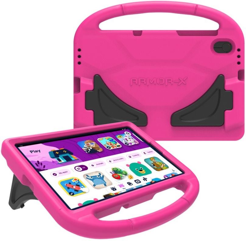 Pouzdro na tablet Lenovo Tab M10 HD (2nd) Kids Bumper růžovo-červené