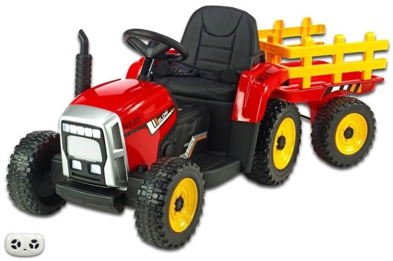 Dětské elektrické auto John Deere Tractor Lite - červená