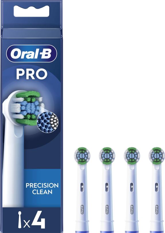 Náhradní hlavice k zubnímu kartáčku Oral-B Pro Precision Clean, 4 ks