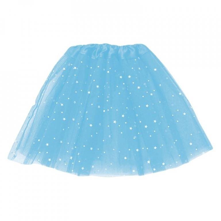Kostým LED svítící sukně Princess modrá