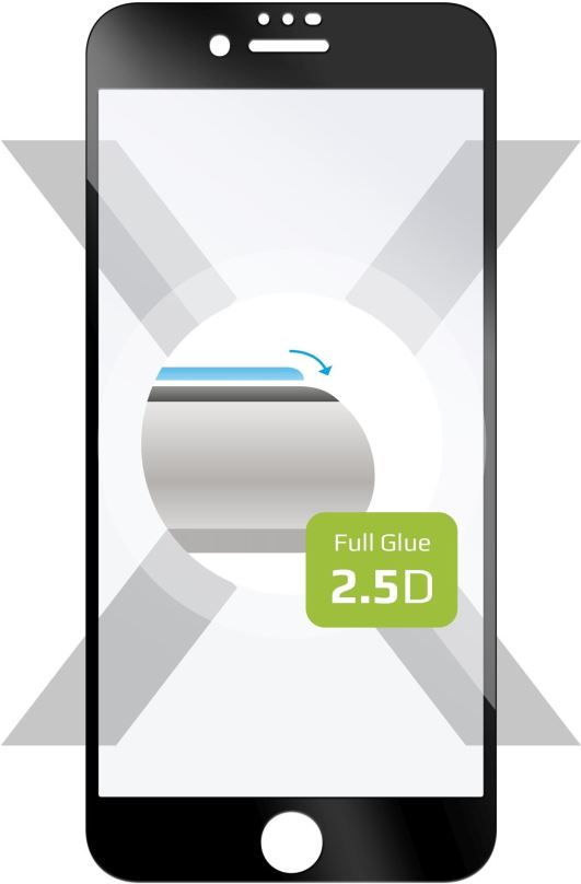 Ochranné sklo FIXED FullGlue-Cover pro Apple iPhone 7/8/SE (2020/2022) černé