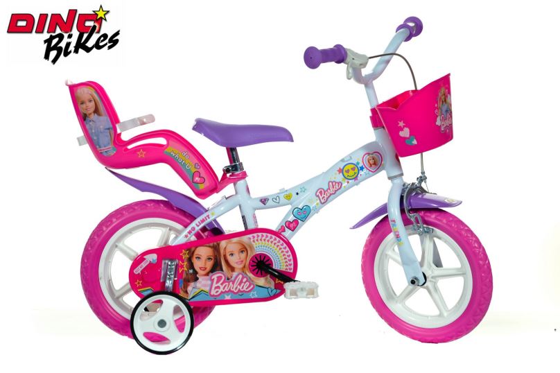 DINO Bikes - Dětské kolo 12"" 612GLBAF - Barbie 2022