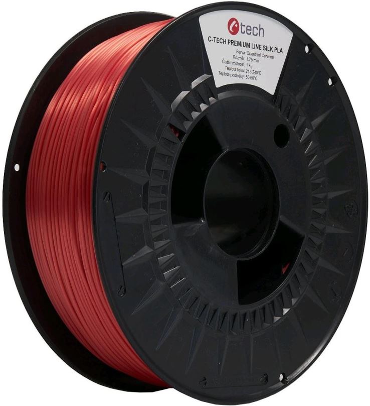 Filament C-TECH filament PREMIUM LINE PLA Silk orientální červená RAL3031