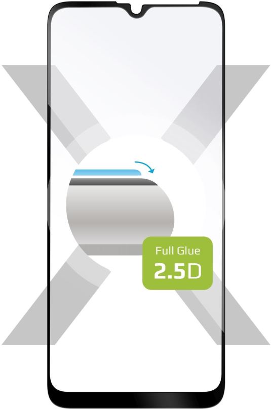 Ochranné sklo FIXED FullGlue-Cover pro Motorola Moto G50 černé