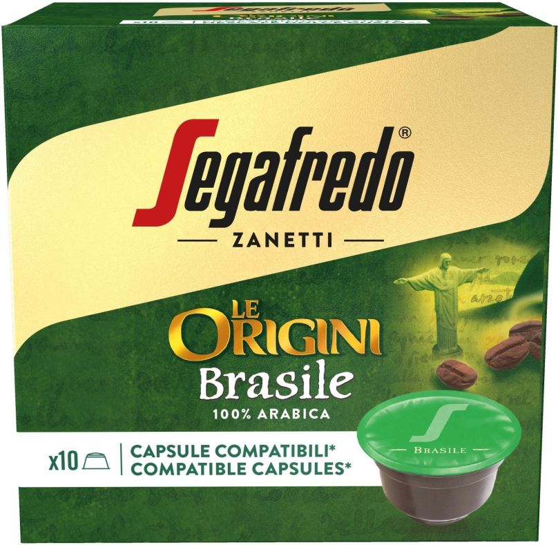 Kávové kapsle Segafredo Le Origini Brasile kapsle DG 10 porcí
