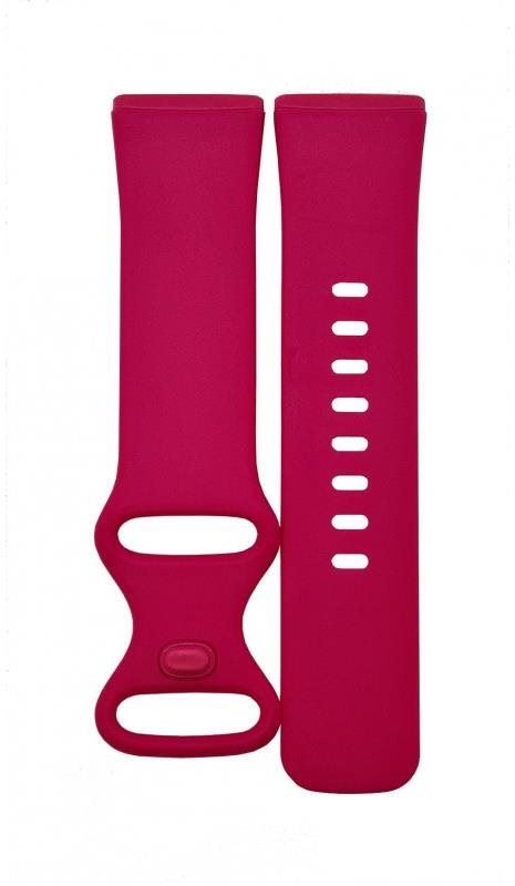 Řemínek Drakero Silikonový pro Fitbit Versa růžový