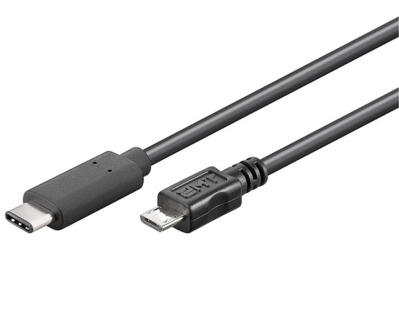 Datový kabel PremiumCord USB-C 3.1 (M) propojovací USB 2.0 Micro-B (M) 1m