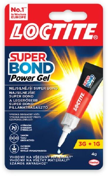 Vteřinové lepidlo LOCTITE Super Bond Power Gel 4 g