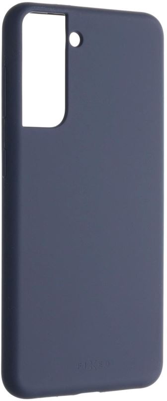Kryt na mobil FIXED Flow Liquid Silicon case pro Samsung Galaxy S21 modrý