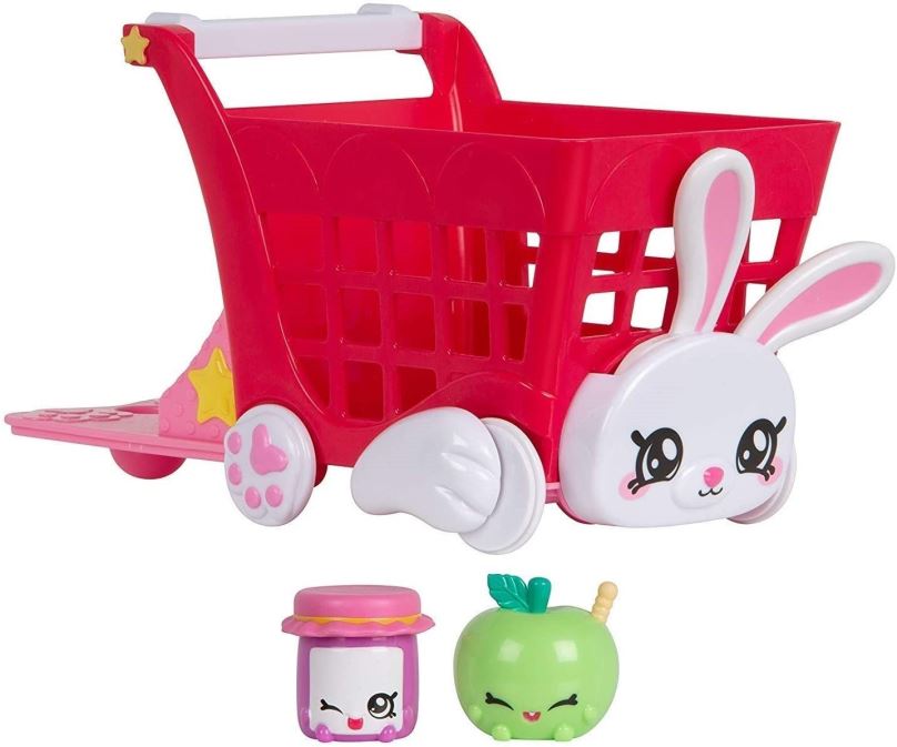 Doplněk pro panenky Kindi Kids nákupní vozík s doplňky