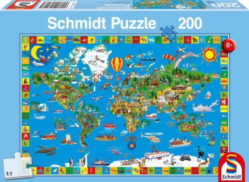 Puzzle Schmidt Puzzle Tvůj úžasný svět 200 dílků