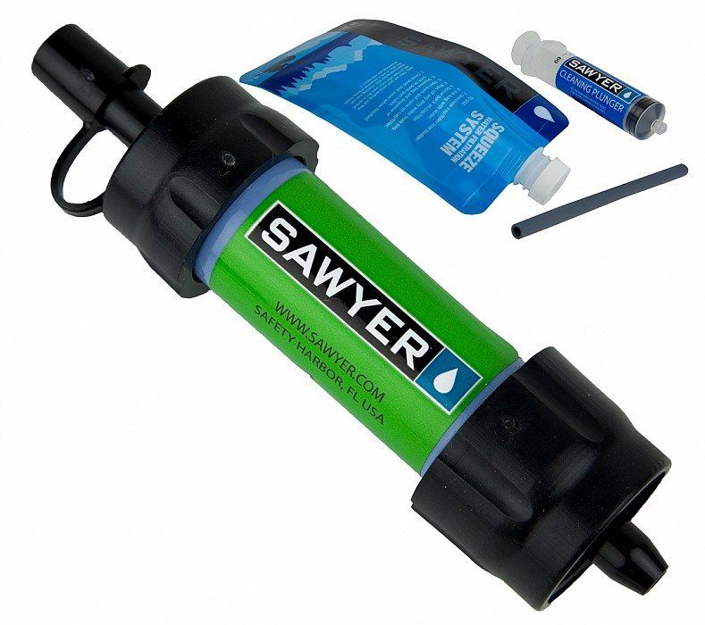 Cestovní filtr na vodu Sawyer Mini Filter zelený