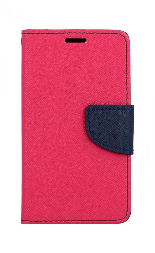 Pouzdro na mobil TopQ Pouzdro iPhone 12 mini knížkové růžové 91156