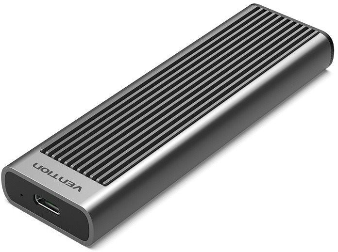 Externí box Vention M.2 NVMe SSD Enclosure (USB 3.1 Gen 2-C) with Heat Sink Gray Aluminum Alloy Type