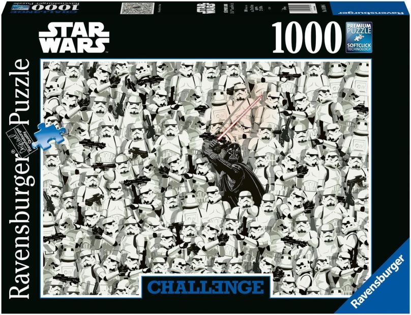 Puzzle Ravensburger puzzle 149896 Challenge Puzzle: Star Wars 1000 dílků
