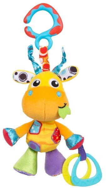 Hračka na kočárek Playgro Závěsná žirafa s kousátky