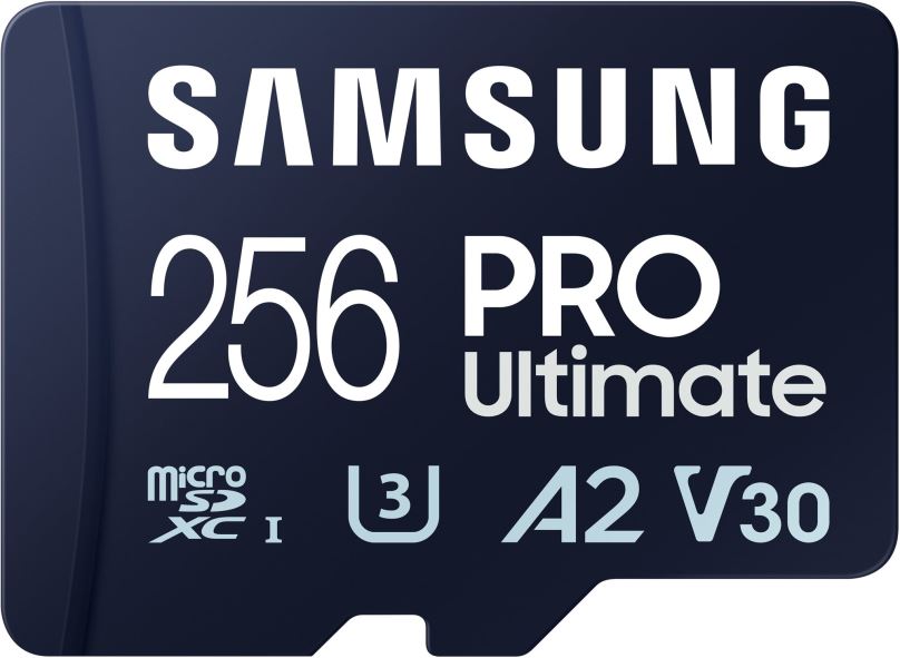 Paměťová karta Samsung MicroSDXC 256GB PRO Ultimate + SD adaptér