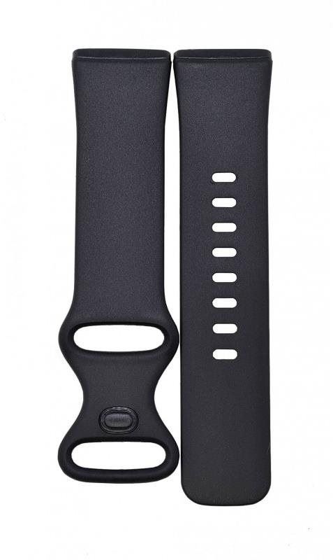 Řemínek Drakero Silikonový pro Fitbit Versa černý S