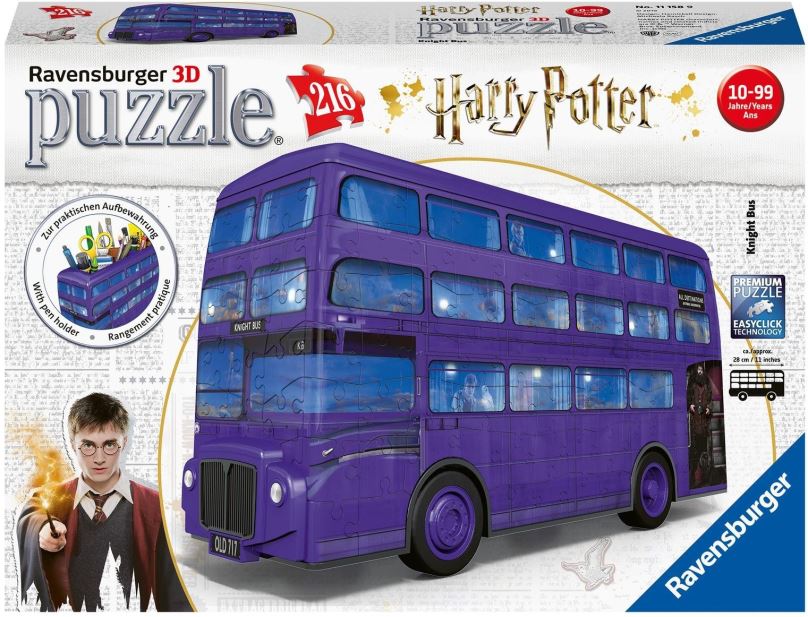 3D puzzle Ravensburger 3D 111589 Harry Potter Záchranný autobus