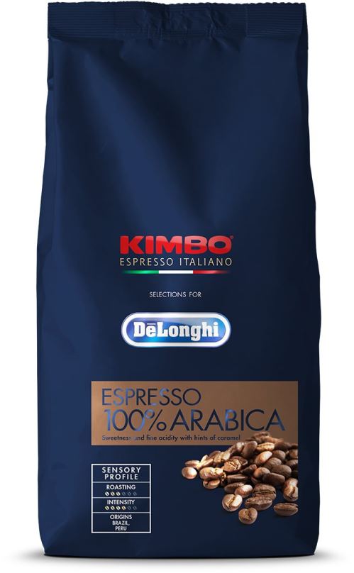 Káva De'Longhi Espresso Arabica, zrnková, 1000g