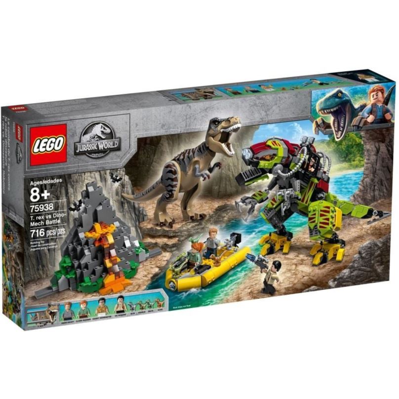 LEGO stavebnice LEGO Jurassic World 75938 T. rex vs. Dinorobot