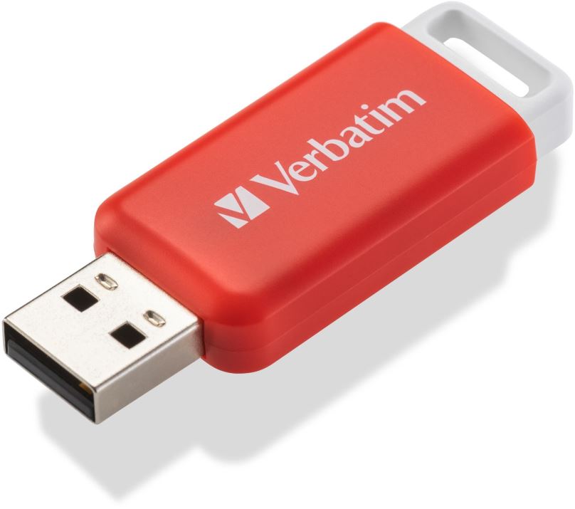 Flash disk Verbatim Store 'n' Go DataBar 16GB, červená