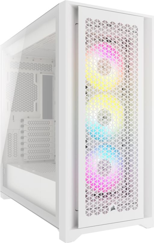 Počítačová skříň Corsair iCUE 5000D RGB AIRFLOW True White