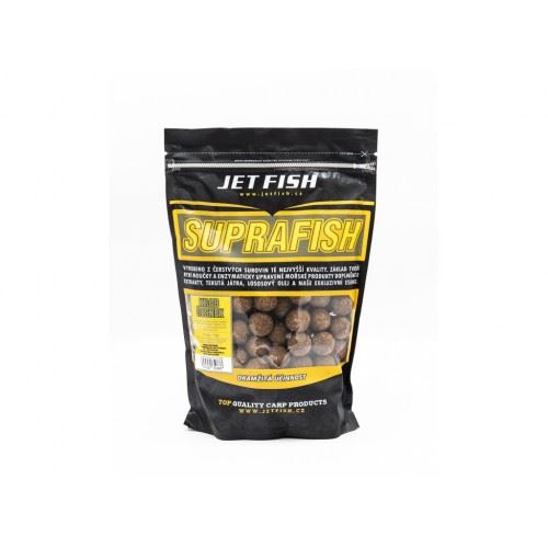 Jet Fish Boilies Suprafish Krab/Česnek 1kg 24mm