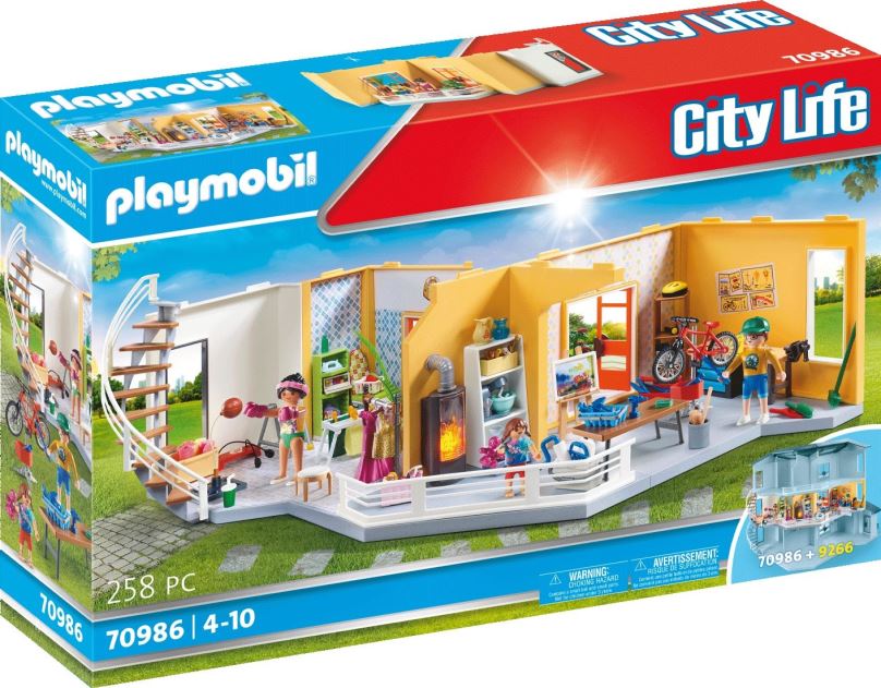 Stavebnice Playmobil 70986 Rozšíření moderního obytného domu