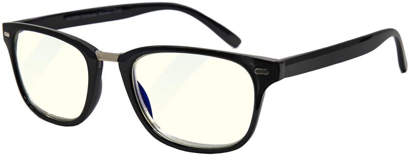 Brýle na počítač GLASSA Blue Light Blocking Glasses PCG 01, dioptrie: +2.50 černá