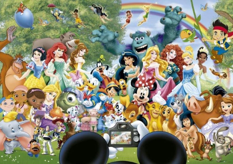 Puzzle Educa Puzzle Úžasný svět Disney II 1000 dílků