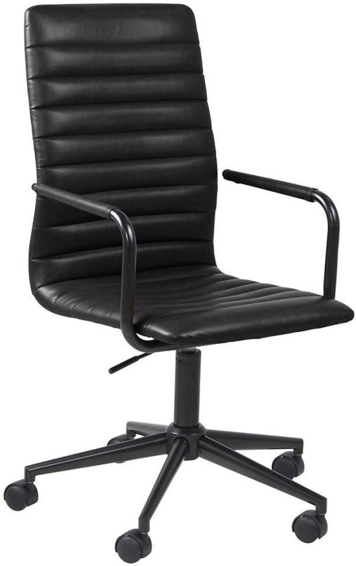 Kancelářská židle DESIGN SCANDINAVIA Slowny I, černá