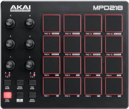 MIDI kontroler AKAI Pro MPD 218
