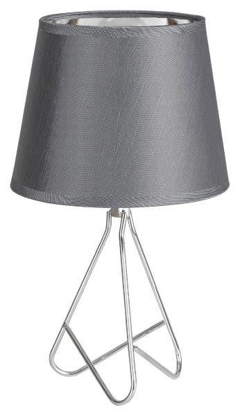 Rabalux 2775 stolní svítidlo Blanka 1x40W | E14 - šedá, chrom