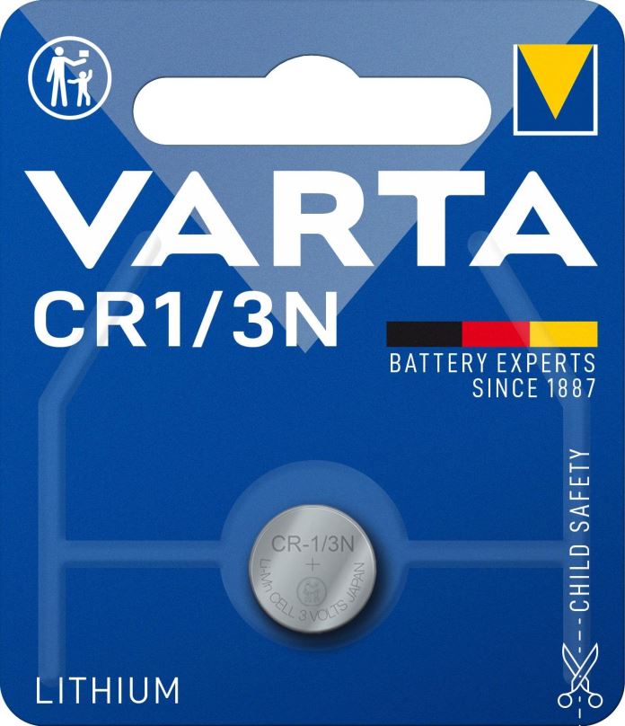 Knoflíková baterie VARTA speciální lithiová baterie CR 1/3N 1ks
