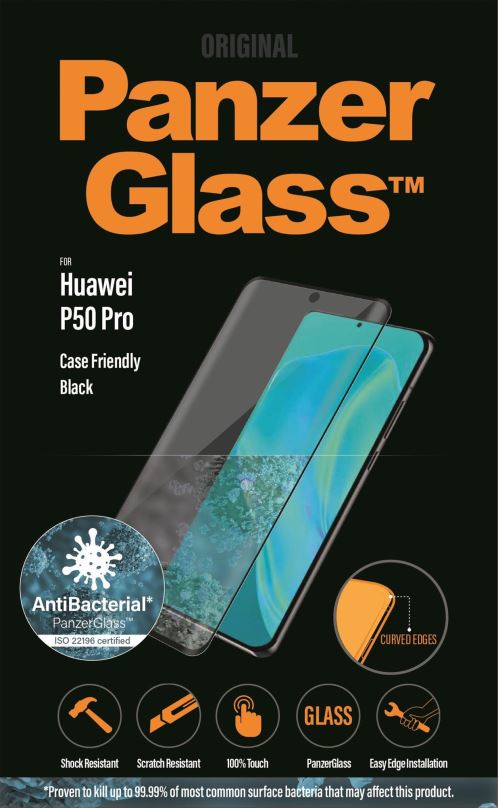 Ochranné sklo PanzerGlass Premium Antibacterial pro Huawei P50 Pro